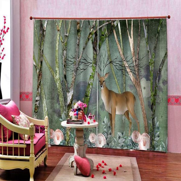 curtain & drapes nordic cartoon forest fawn flowers blackout large window po print for living room bedroom half-blackout decor
curtain & drapes nordic cartoon forest fawn flowers blackout large window po print for living room bedroom half-blackout decor