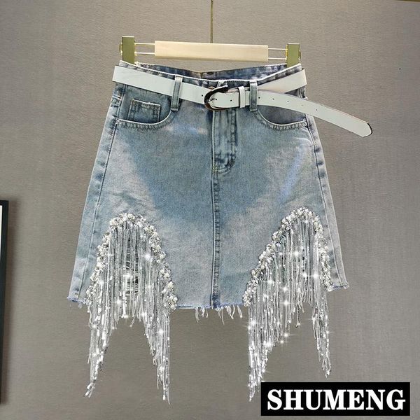 skirts denim for women 2021 summer studded beaded sequin tassel skirt female a-line mini jean jupe femme, Black
skirts denim for women 2021 summer studded beaded sequin tassel skirt female a-line mini jean jupe femme, Black