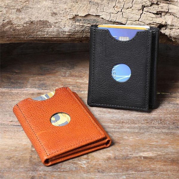 card holders retro simple men's genuine leather bag head layer cowhide trend fashion ladies short wallet coin purse, Brown;gray
card holders retro simple men's genuine leather bag head layer cowhide trend fashion ladies short wallet coin purse, Brown;gray