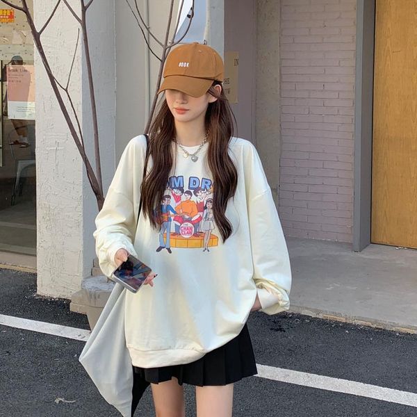 women's hoodies & sweatshirts 2021 autumn korean version of the wild long-sleeved sweatshirt loose bottoming shirt tide hoodie, Black
women's hoodies & sweatshirts 2021 autumn korean version of the wild long-sleeved sweatshirt loose bottoming shirt tide hoodie, Black
