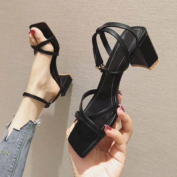 dress shoes women slippers high sandals 2021 summer fashion red sandales femmes, Black
dress shoes women slippers high sandals 2021 summer fashion red sandales femmes, Black