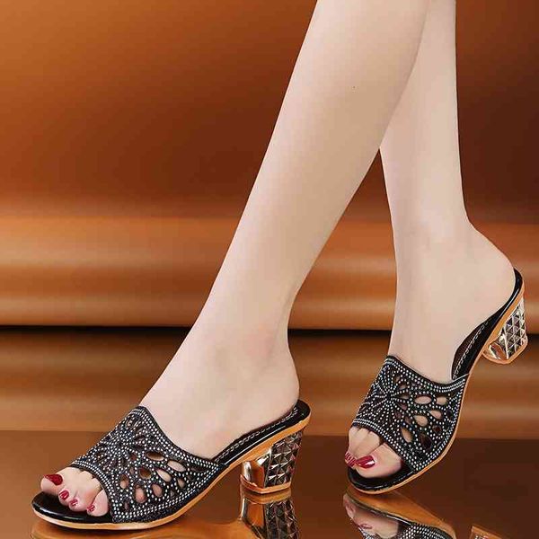 sandals shiny crystal metal high heels slippers women gold silver hollow out party shoes woman peep toe summer slides lady ee, Black
sandals shiny crystal metal high heels slippers women gold silver hollow out party shoes woman peep toe summer slides lady ee, Black