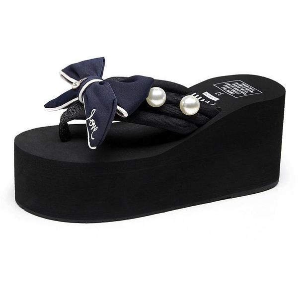 slippers 2021 shoes woman summer flip flops 11cm high heel wedges women ladies designer slides platform terlik, Black
slippers 2021 shoes woman summer flip flops 11cm high heel wedges women ladies designer slides platform terlik, Black