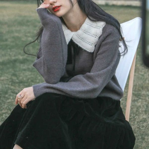 women's sweaters sweaters winter knitted sweater women casual sweet long sleeve janpan bow pullover female preppy style loose oversize, White;black
women's sweaters sweaters winter knitted sweater women casual sweet long sleeve janpan bow pullover female preppy style loose oversize, White;black