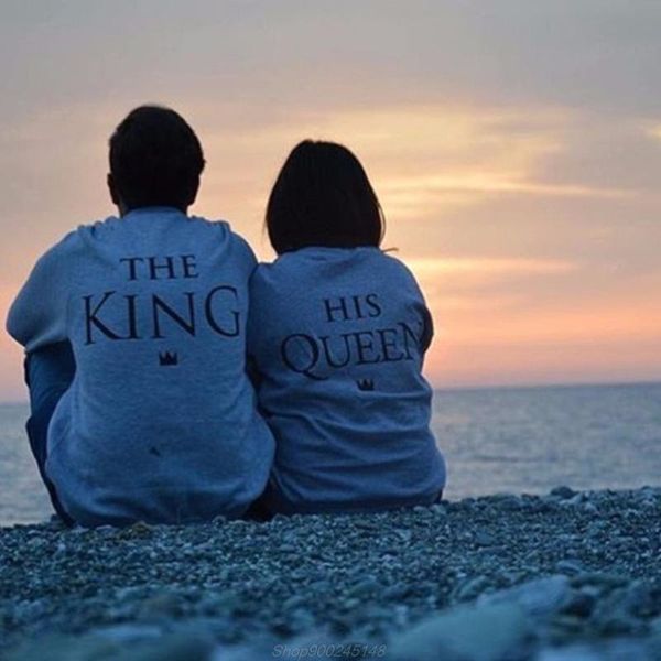 women's hoodies & sweatshirts fashion king &queen couple print letter 2021 spring autumn women male casual solid color jy15 20, Black
women's hoodies & sweatshirts fashion king &queen couple print letter 2021 spring autumn women male casual solid color jy15 20, Black