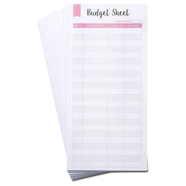 gift wrap set of 60 expense tracker budget sheets i money organizer for cash & ledger book - use with envelopes budgeting
gift wrap set of 60 expense tracker budget sheets i money organizer for cash & ledger book - use with envelopes budgeting
