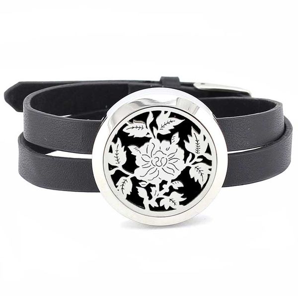 with felt pads new arrival 30mm 316l stainless steel twisted-off essential oil locket diffuser bracelet with pu leather, Black
with felt pads new arrival 30mm 316l stainless steel twisted-off essential oil locket diffuser bracelet with pu leather, Black