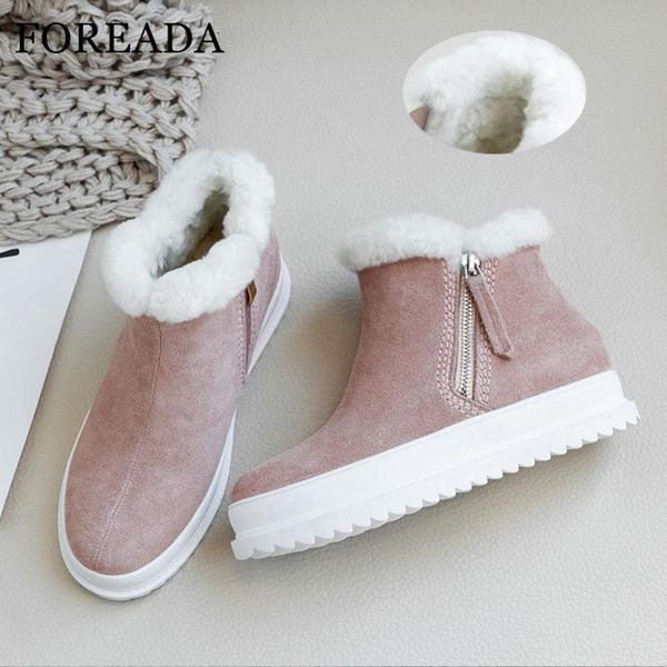 boots foreada snow woman real leather med heel ankle height increasing short zip platform female shoes pink 43, Black
boots foreada snow woman real leather med heel ankle height increasing short zip platform female shoes pink 43, Black