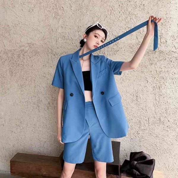 women's shorts summer blazer set women fashion going out two piece and outfit blue brown black jacket suits 9m3q, White;black
women's shorts summer blazer set women fashion going out two piece and outfit blue brown black jacket suits 9m3q, White;black