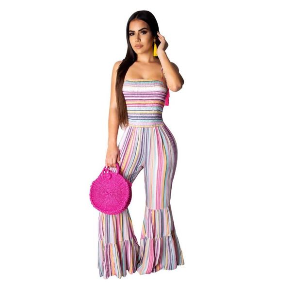 women's jumpsuits & rompers multi color striped fashion woman full length jumpsuit adjustable spaghetti straps cami boot cut flare onli, Black;white
women's jumpsuits & rompers multi color striped fashion woman full length jumpsuit adjustable spaghetti straps cami boot cut flare onli, Black;white