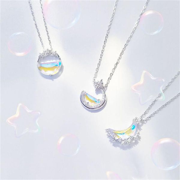 pendant necklaces glowing discoloration moon chain necklace korea creative luminous stone for women fashion jewelry gifts, Silver
pendant necklaces glowing discoloration moon chain necklace korea creative luminous stone for women fashion jewelry gifts, Silver