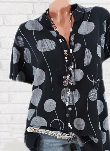 fashion womens shirts polka dot shirt casual loose large size woman wild elegant ladies drop, White
fashion womens shirts polka dot shirt casual loose large size woman wild elegant ladies drop, White