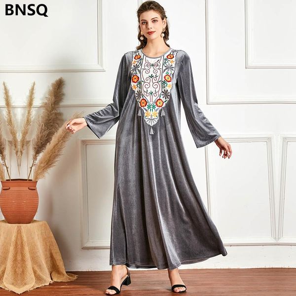 muslim velvet dresses for women 2021 turkey ethnic embroidery long sleeve plus size maxi arabic dress arabic islamic clothing, Red
muslim velvet dresses for women 2021 turkey ethnic embroidery long sleeve plus size maxi arabic dress arabic islamic clothing, Red
