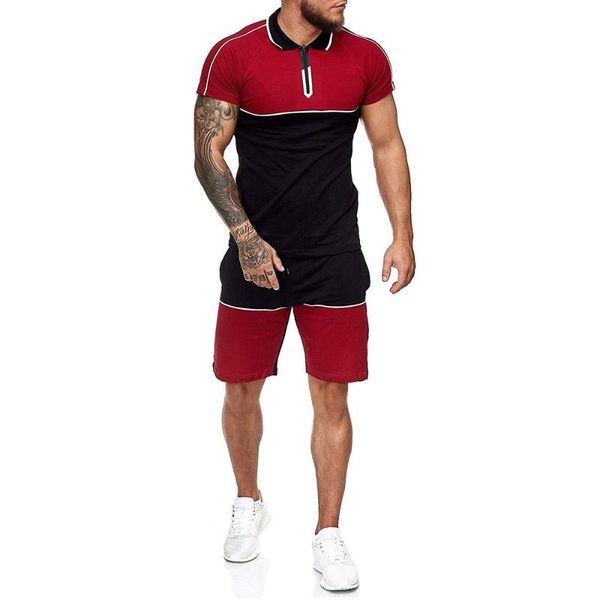 men's tracksuits summer men set sportswear fashion 2021 mens clothing patchwork t shirts shorts casual male track suit plus size xxxl, Gray
men's tracksuits summer men set sportswear fashion 2021 mens clothing patchwork t shirts shorts casual male track suit plus size xxxl, Gray
