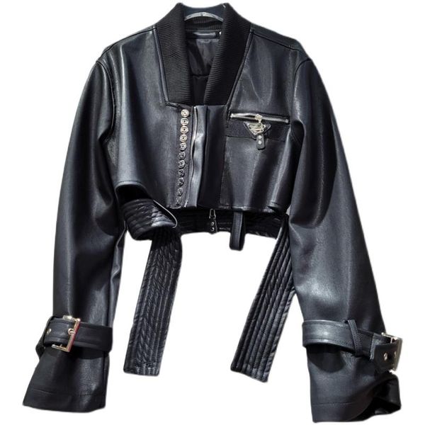 women's leather & faux 2021 autumn street fashion short jacket female black loose motorcycle pu for women coats outwear
women's leather & faux 2021 autumn street fashion short jacket female black loose motorcycle pu for women coats outwear