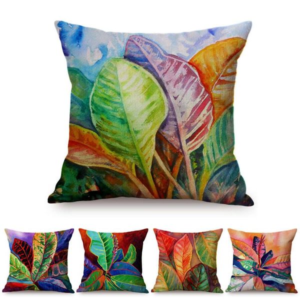 tropical plants leaf watercolor oil painting cotton linen home decoration pillow case flowers sofa cushion cover car cushion/decorative
tropical plants leaf watercolor oil painting cotton linen home decoration pillow case flowers sofa cushion cover car cushion/decorative