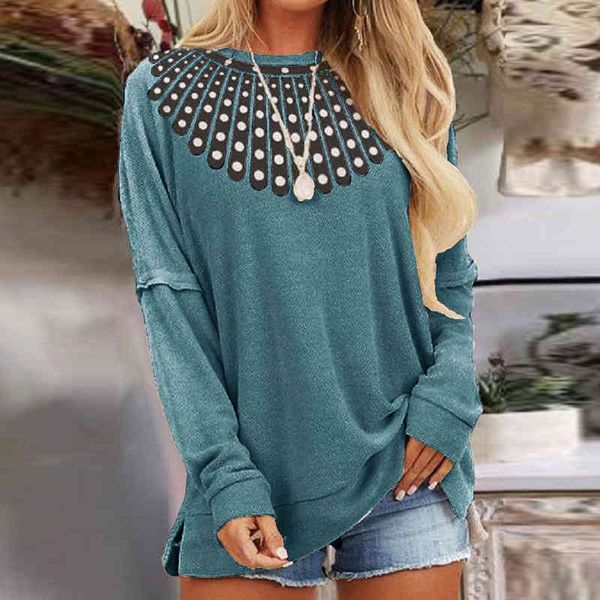 knits casual o-neck retro print women pullover autumn winter elegant long sleeves loose blouse shirts female warm streetwear mfk9 emra, White
knits casual o-neck retro print women pullover autumn winter elegant long sleeves loose blouse shirts female warm streetwear mfk9 emra, White
