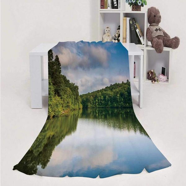 Evening Reflections at Lake Oolenoy,Blanket Throw Super Soft m Cozy Velvet Decoration for Couch Bed Sofa Table Rock State Park
Evening Reflections at Lake Oolenoy,Blanket Throw Super Soft m Cozy Velvet Decoration for Couch Bed Sofa Table Rock State Park