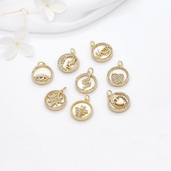 charms 14k real gold plated copper natural shell letters eyes cross earring charm necklace pendants jewelry making findings accessories, Bronze;silver
charms 14k real gold plated copper natural shell letters eyes cross earring charm necklace pendants jewelry making findings accessories, Bronze;silver