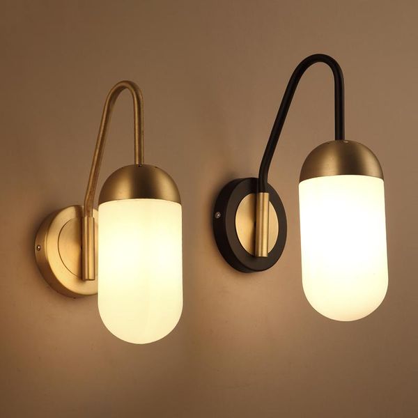 wall lamp modern bedside led iron gold el living room nordic glass lighting staircase lamp.
wall lamp modern bedside led iron gold el living room nordic glass lighting staircase lamp.