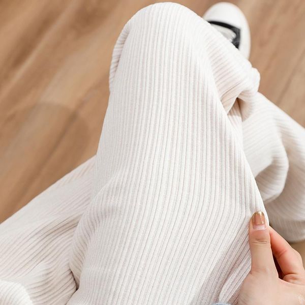 women's pants & capris corduroy wide-legged female in the spring and autumn winter drape of tall waist straight apricot chenille, Black;white
women's pants & capris corduroy wide-legged female in the spring and autumn winter drape of tall waist straight apricot chenille, Black;white