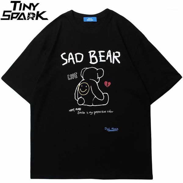 hip hop funny bear letter print tshirt streetwear harajuku cotton t shirt 2021 men summer short sleeve loose t-shirt tees men's, White;black
hip hop funny bear letter print tshirt streetwear harajuku cotton t shirt 2021 men summer short sleeve loose t-shirt tees men's, White;black
