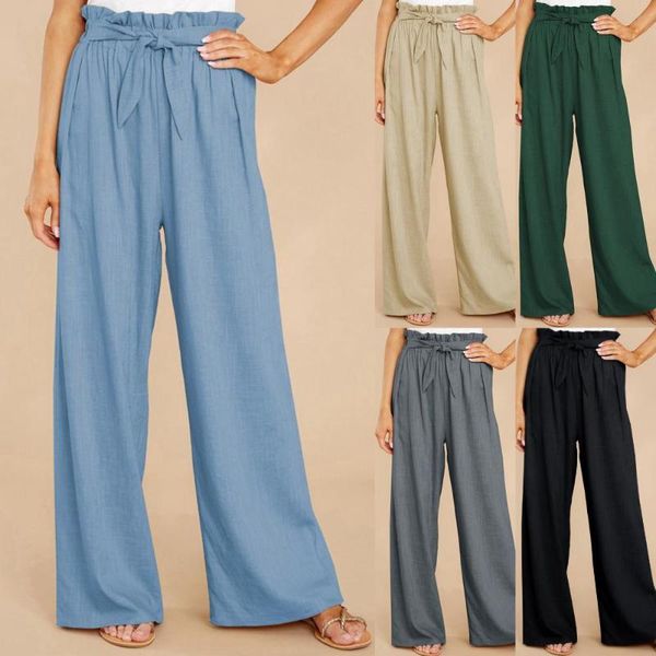 women's pants & capris 2021 casual women all match draped elastic waist breathable straight loose trousers for daily wear, Black;white
women's pants & capris 2021 casual women all match draped elastic waist breathable straight loose trousers for daily wear, Black;white