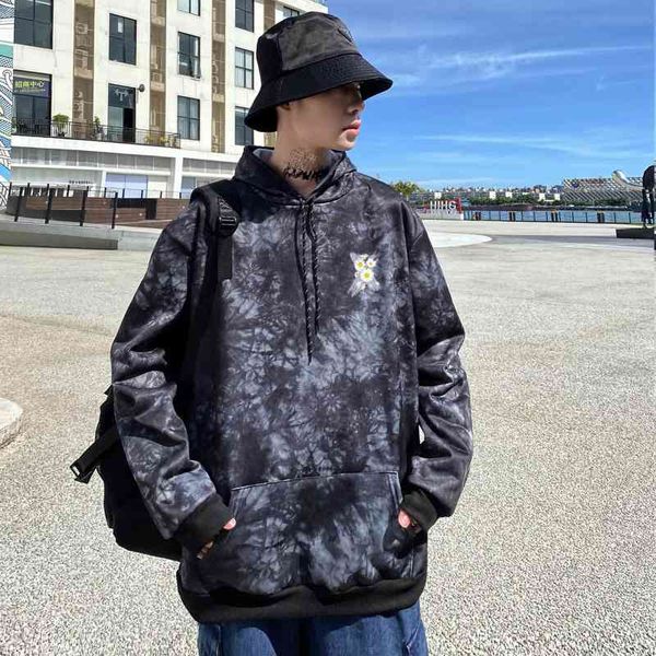 ins autumn cec gradual change hooded sweater men's korean loose tie dye coat bf lazy wind large size top, Black
ins autumn cec gradual change hooded sweater men's korean loose tie dye coat bf lazy wind large size top, Black