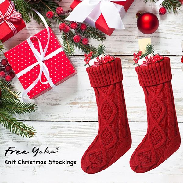 christmas decorations large classic knit stockings 20" holiday hanging stocking for home
christmas decorations large classic knit stockings 20" holiday hanging stocking for home
