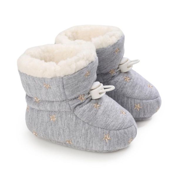 boots 0-18m baby booties cotton soft-sole anti-slip warm flat infant first walker crib shoes winter, Black;grey
boots 0-18m baby booties cotton soft-sole anti-slip warm flat infant first walker crib shoes winter, Black;grey