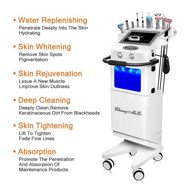 2021 new vertical skin care beauty equipment with different treatment heads hydra microdermabrasion facial beauty machine
2021 new vertical skin care beauty equipment with different treatment heads hydra microdermabrasion facial beauty machine