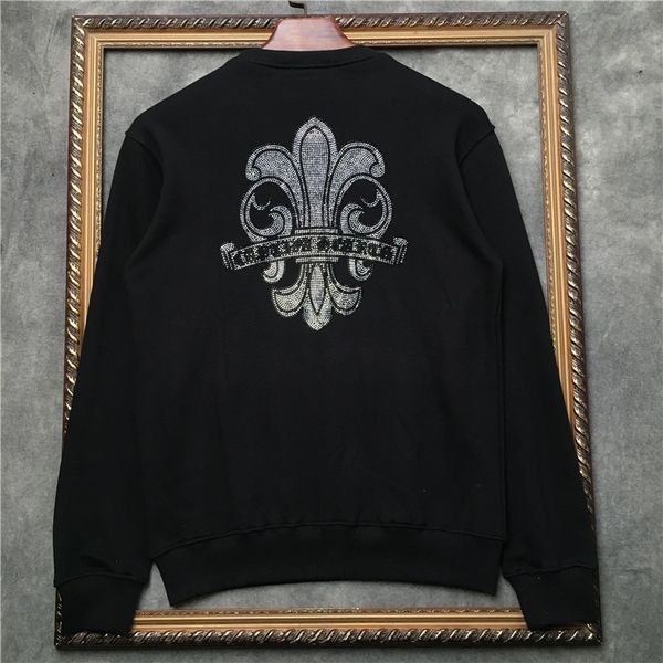 2021 autumn winter tide brand new three dimensional metal cross pattern sweater flash drill long sleev, Black
2021 autumn winter tide brand new three dimensional metal cross pattern sweater flash drill long sleev, Black