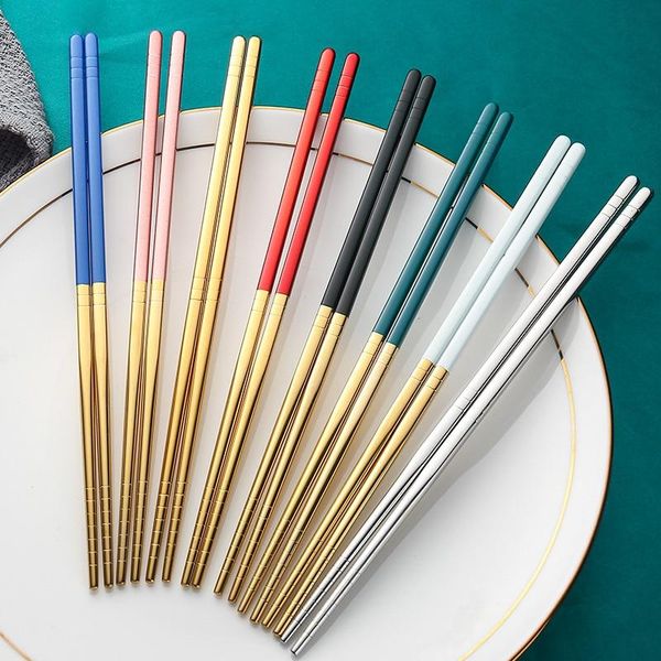 chopsticks korean style stainless steel glossy metal chopstick dessert sushi stick dinner tableware kitchen portable reusable cutlery
chopsticks korean style stainless steel glossy metal chopstick dessert sushi stick dinner tableware kitchen portable reusable cutlery