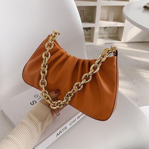 elegant chain fold design underarm shoulder bags for women 2021 spring trend designer pu leather handbags and purses female tote totes
elegant chain fold design underarm shoulder bags for women 2021 spring trend designer pu leather handbags and purses female tote totes