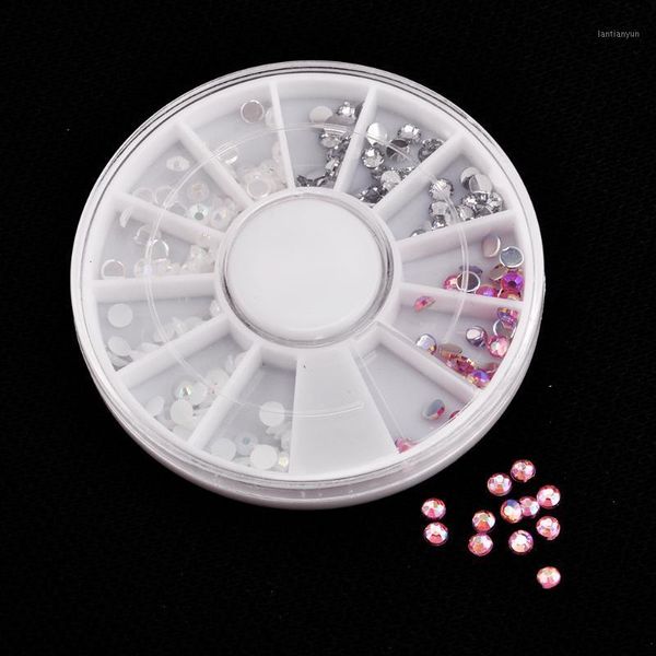 50pcs wheel nail art rhinestones glitter diamond crystal gems 3d colorful flat beads diy decoration accessories design1, Silver;gold
50pcs wheel nail art rhinestones glitter diamond crystal gems 3d colorful flat beads diy decoration accessories design1, Silver;gold