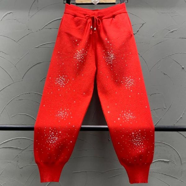 fheavy industry snowflake diamond casual knitted pants women autumn winter loose harlan sweatpants women's & capris, Black;white
fheavy industry snowflake diamond casual knitted pants women autumn winter loose harlan sweatpants women's & capris, Black;white