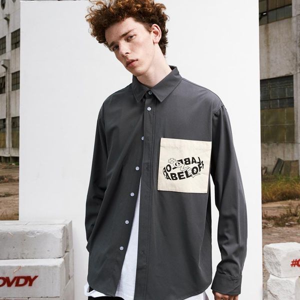 men's casual shirts firmranch men/women fall winter spring loose long sleeve shirt cool hip hop high street bf style ins black, White;black
men's casual shirts firmranch men/women fall winter spring loose long sleeve shirt cool hip hop high street bf style ins black, White;black