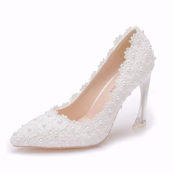 women pumps fashion classic lace pointed toe thin heels 9.5cm high shoes women's wedding party dress, Black
women pumps fashion classic lace pointed toe thin heels 9.5cm high shoes women's wedding party dress, Black