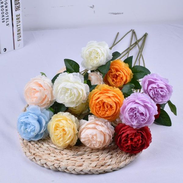 piece of three peony flowers wedding party arrangement decoration and home display artificial decorative & wreaths
piece of three peony flowers wedding party arrangement decoration and home display artificial decorative & wreaths
