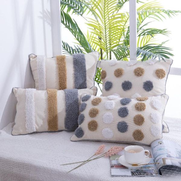 cushion/decorative pillow bohemian tassel cushion cover 45x45cm/30x50cm beige striped tufted pillowcase for living room sofa bedroom home de
cushion/decorative pillow bohemian tassel cushion cover 45x45cm/30x50cm beige striped tufted pillowcase for living room sofa bedroom home de