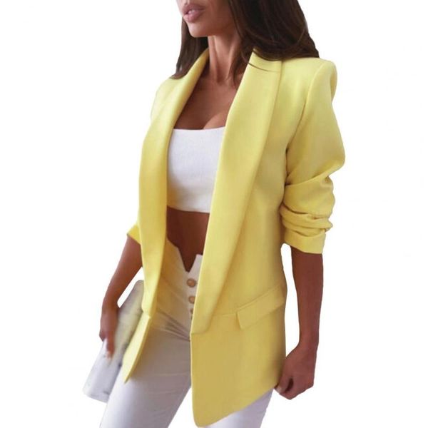 women's suits & blazers women slim cardigan blazer solid color pockets temperament graceful shawl collar autumn winter office lady outw, White;black
women's suits & blazers women slim cardigan blazer solid color pockets temperament graceful shawl collar autumn winter office lady outw, White;black