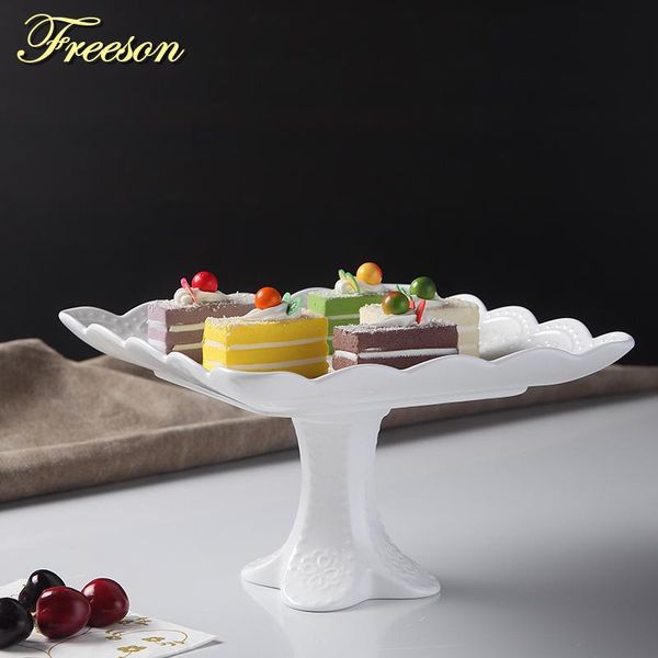 dishes & plates creative white emboss ceramic fruit cake plate snack candy dish porcelain tray tableware decoration
dishes & plates creative white emboss ceramic fruit cake plate snack candy dish porcelain tray tableware decoration