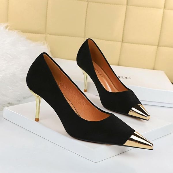 dress shoes bigtree flock leather woman pumps kitten heels occupation ol office classic plus size 35-43 women, Black
dress shoes bigtree flock leather woman pumps kitten heels occupation ol office classic plus size 35-43 women, Black
