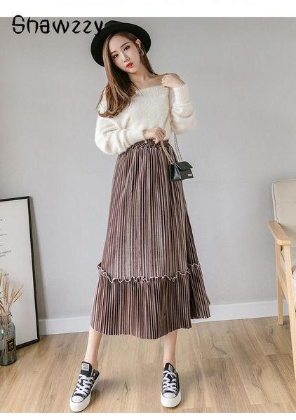 saia longa cotton midi skirt rushed none sale faldas mujer velvet female spring 2021 korean high waist skirts, Black
saia longa cotton midi skirt rushed none sale faldas mujer velvet female spring 2021 korean high waist skirts, Black