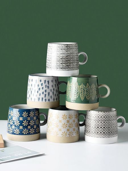mugs japanese ceramic coffee cup retro pastoral water embossed rough mug high-faced couple
mugs japanese ceramic coffee cup retro pastoral water embossed rough mug high-faced couple