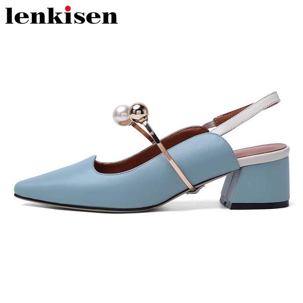 lenkisen arrival summer genuine leather small square toe high heels shoes women pearl decorations elastic band sandals l13, Black
lenkisen arrival summer genuine leather small square toe high heels shoes women pearl decorations elastic band sandals l13, Black