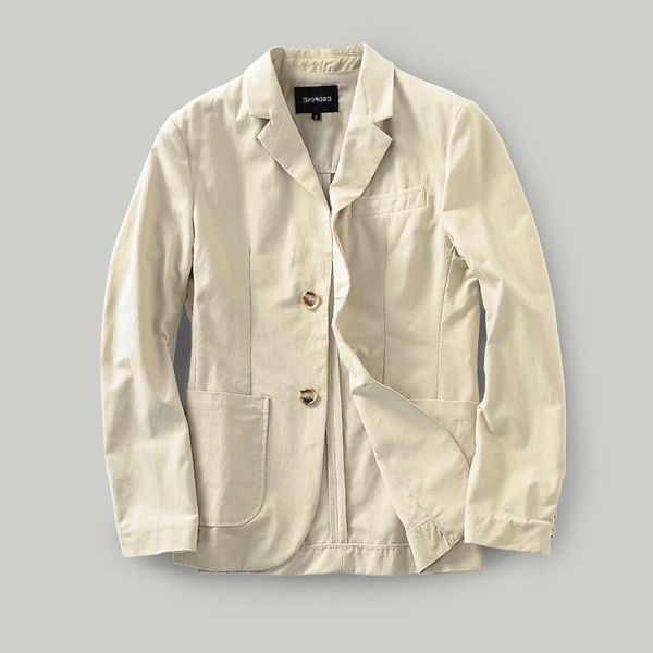 men's suits & blazers men spring autumn fashion thin cotton suit coat solid color pockets business casual male slim fit simple wild to, White;black
men's suits & blazers men spring autumn fashion thin cotton suit coat solid color pockets business casual male slim fit simple wild to, White;black