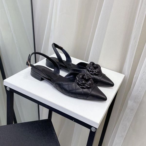 sandals 2022 fashion summer women shoes pointed designer flowers flat genuine leather mules black white apricot
sandals 2022 fashion summer women shoes pointed designer flowers flat genuine leather mules black white apricot