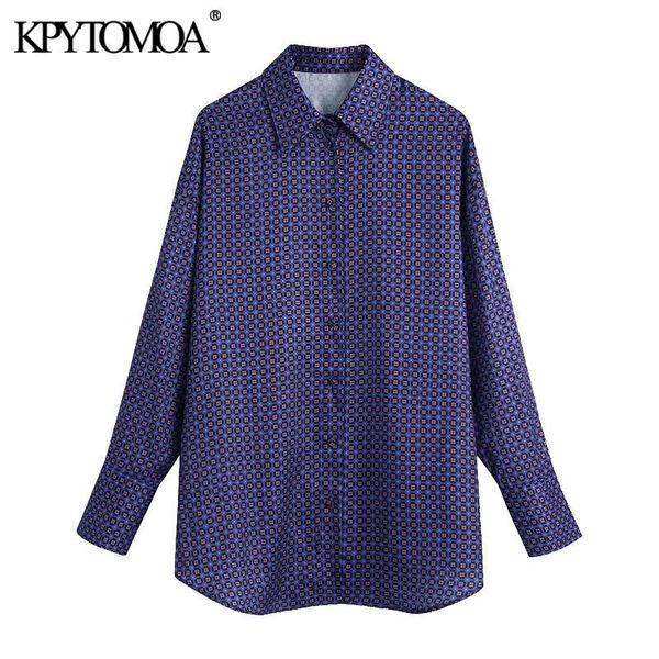 women's blouses & shirts kpytomoa women 2021 fashion with covered buttons geometric print vintage long sleeve loose female chic, White
women's blouses & shirts kpytomoa women 2021 fashion with covered buttons geometric print vintage long sleeve loose female chic, White