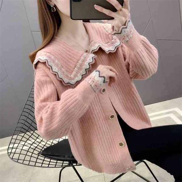 spring and autumn fashion knitted cardigan women's loose sweater women outdoor leisure 210427, White;black
spring and autumn fashion knitted cardigan women's loose sweater women outdoor leisure 210427, White;black